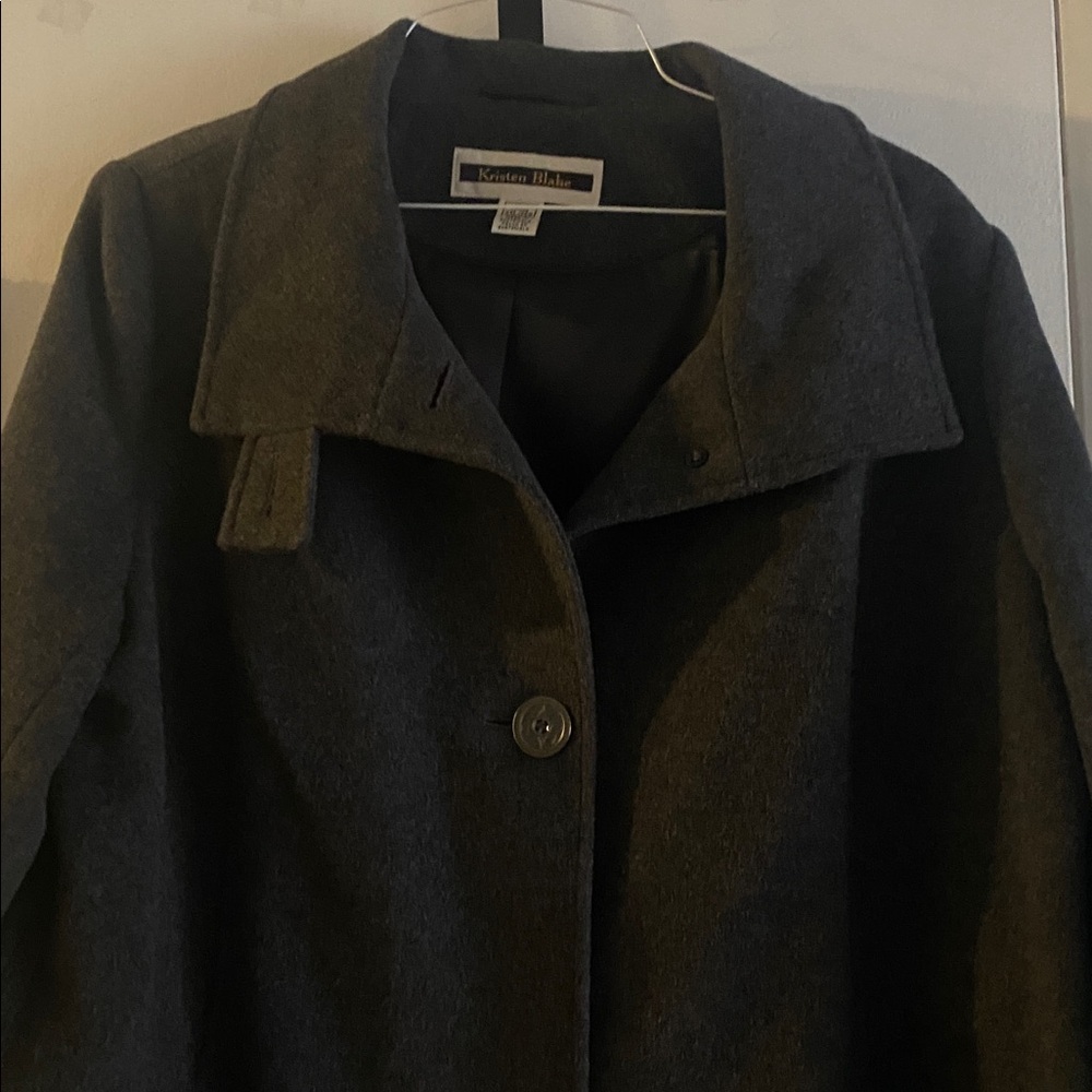Kristen Blake cool coat. Charcoal gray. Size XXL. NWT. Wool/nylon blend. - Picture 3 of 6